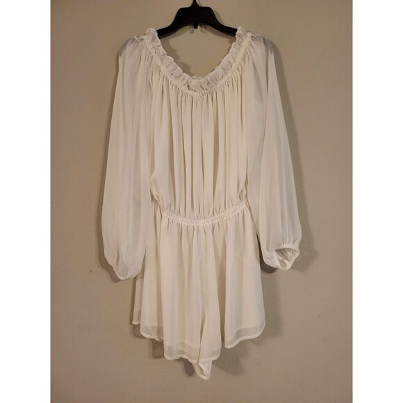 Finders Keepers Mateo Playsuit in Cloud White Size Small - Picture 4 of 8